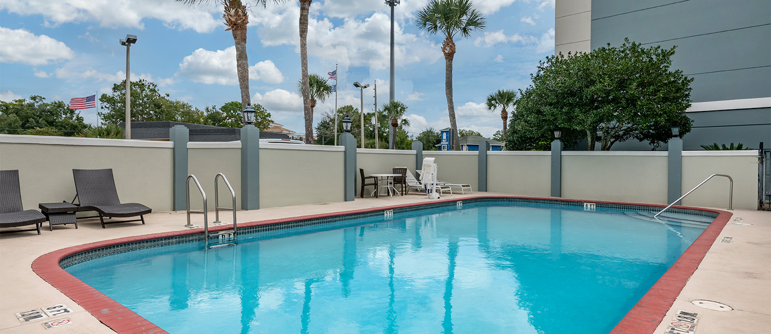 Dive Into Relaxation At Our Outdoor Pool
